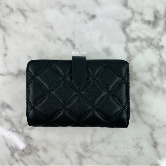 Kate Spade Natalia Quilted Leather Top Handle Satchel Crossbody & Medium Wallet - Picture 12 of 16